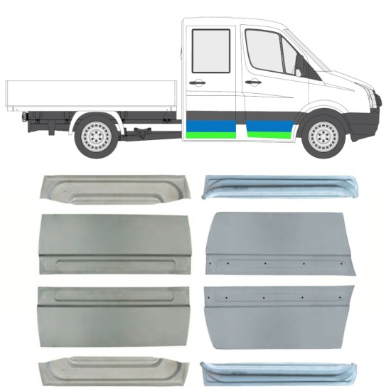 Dörreparationspanel för Volkswagen Crafter 2005-2017 / Set 14483