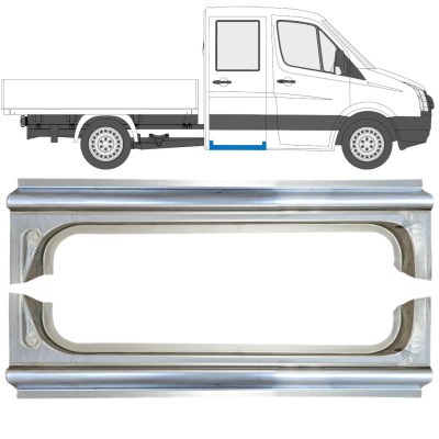 Bak tröskel reparationspanel för Volkswagen Crafter 2005-2017 / Vänster+Höger / Set 15520