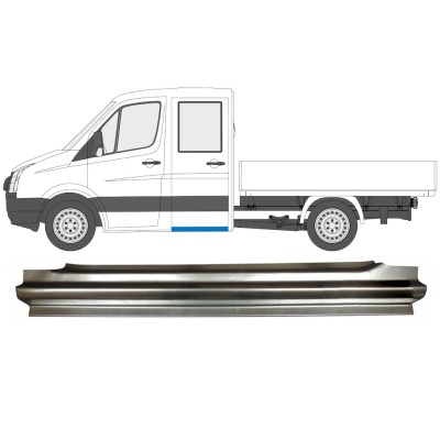Bak tröskel reparationspanel för Volkswagen Crafter 2005-2017 / Vänster 15515