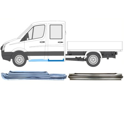 Reparationspanel set för Volkswagen Crafter 2005-2017 / Vänster / 15525