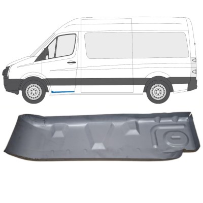 Reparationsplåt insteg vänster/höger för Volkswagen Crafter 2005-2017 / Vänster 15543