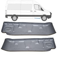 Reparationsplåt insteg vänster/höger för Volkswagen Crafter 2005-2017 / Vänster+Höger / Set 15544