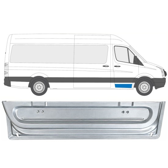 Inre fram dörrreparationspanel för Volkswagen Crafter 2005-2017 / Höger 17056