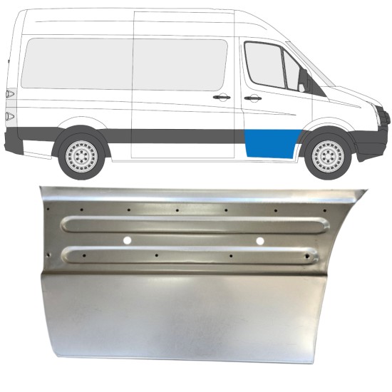 Fram dörrreparationspanel för Volkswagen Crafter 2005-2017 / Höger 15494