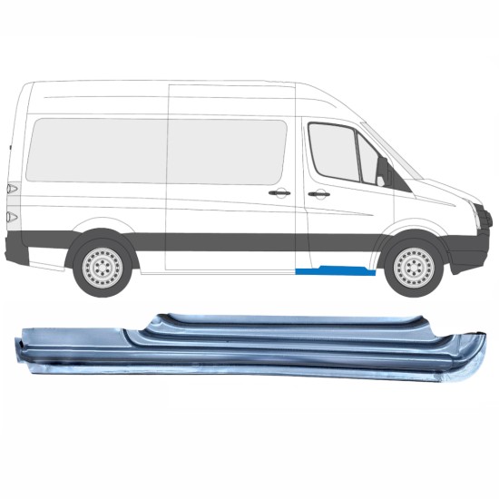 Reparationspanel för dörrtröskel för Volkswagen Crafter 2005-2017 / Höger 13970