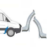 Inre fram hjulhus reparationspanel för Volkswagen Crafter 2005-2017 / Vänster+Höger / Set 15500