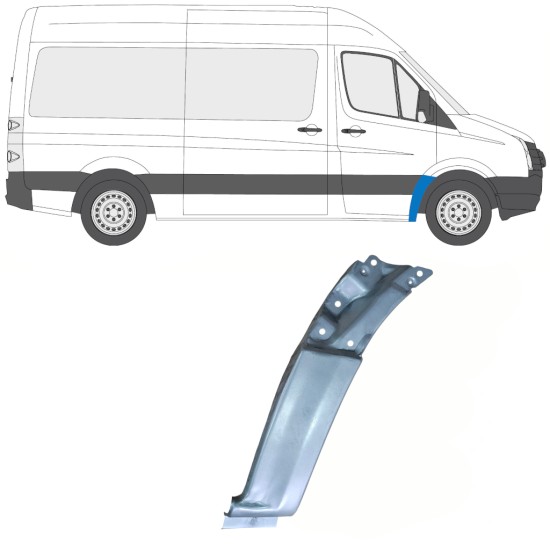Reparationspanel till framskärm för Volkswagen Crafter 2005-2017 / Höger 13752