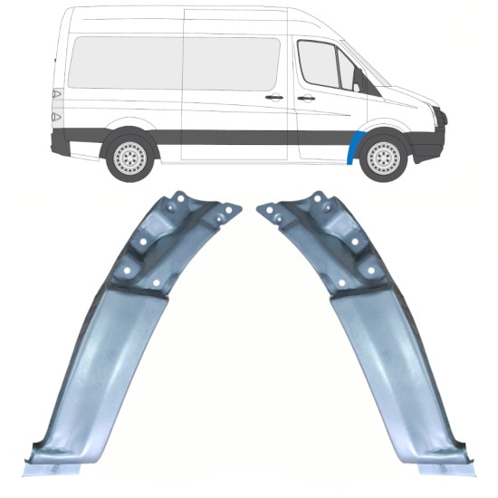 Reparationspanel till framskärm för Volkswagen Crafter 2005-2017 / Höger 17255