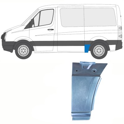 Sidovägg hjulhuskant för Volkswagen Crafter 2005-2017 / Vänster 13940