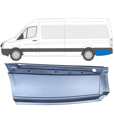 Sidovägg hjulhuskant för Volkswagen Crafter 2005-2017 / Vänster 13609