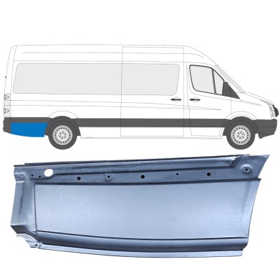 Sidovägg hjulhuskant för Volkswagen Crafter 2005-2017 / Höger 13451