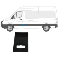 Skyddslist dörr prydnadslist fram för Volkswagen Crafter 2005-2017 / Vänster 13688