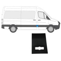Skyddslist dörr prydnadslist fram för Volkswagen Crafter 2005-2017 / Höger 13689