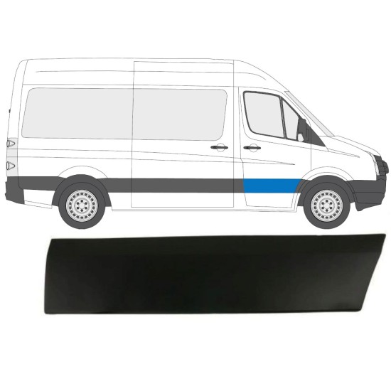 Främre dörrlister för Volkswagen Crafter 2005-2017 / Höger 13687