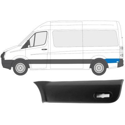 Sidovägg skyddslister för Volkswagen Crafter 2005-2017 / Vänster 13690