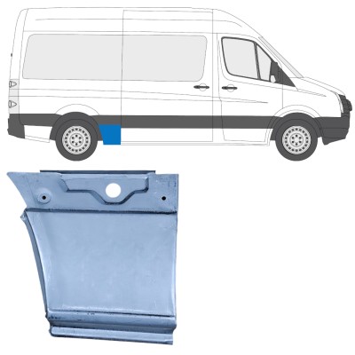 Sidovägg hjulhuskant för Volkswagen Crafter 2005-2017 / Höger 13445