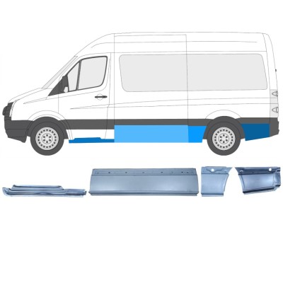Reparationspanel set för Volkswagen Crafter 2005-2017 / Vänster / 14503