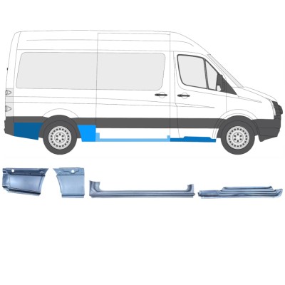 Reparationspanel set för Volkswagen Crafter 2005-2017 / Höger / 14502