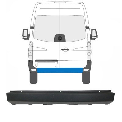 Stötfångare bak för Volkswagen Crafter 2005-2017 15550