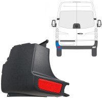 Bak stötfångarhörn + reflexlampa för Volkswagen Crafter 2005-2017 / Vänster / Set 15552
