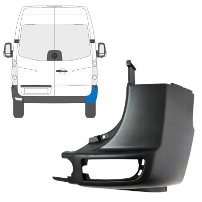 Stötfångarhörn bak för Volkswagen Crafter 2005-2017 / Höger 15548