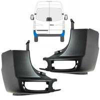 Stötfångarhörn bak för Volkswagen Crafter 2005-2017 / Vänster+Höger / Set 15549
