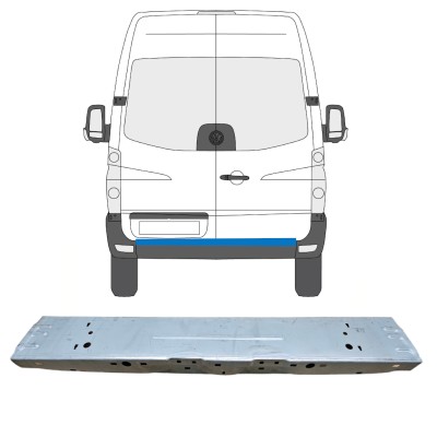 Bak reparationspanel för Volkswagen Crafter 2005-2017 14239
