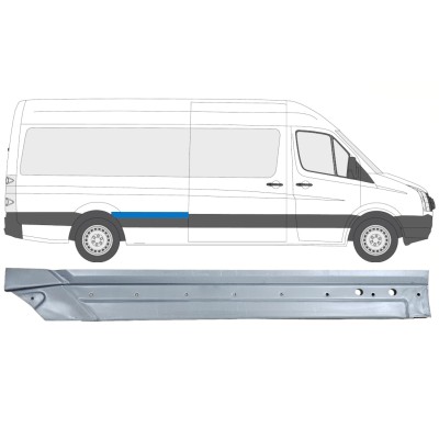Sidovägg hjulhuskant för Volkswagen Crafter 2005-2017 / Höger 14332