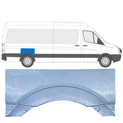 Sidovägg hjulhuskant för Volkswagen Crafter 2005-2017 / Höger 13440