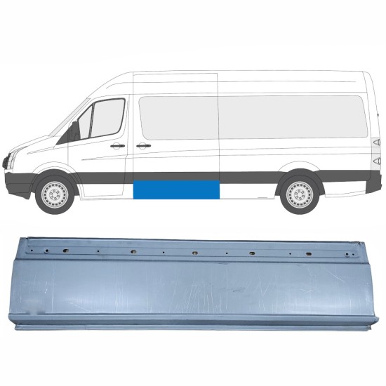 Reparation av sidopanel för Volkswagen Crafter 2005-2017 / Vänster 13502