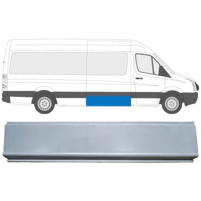 Reparationspanel på sidan för Volkswagen Crafter 2005-2017 / Vänster = Höger (symmetrisk) 13972