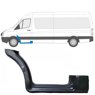 Reparationspanel för dörrtröskel för Volkswagen Crafter 2005-2017 / Vänster 13449