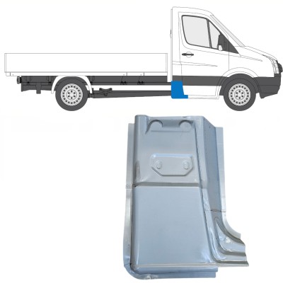 Bak hörn reparationspanel för Volkswagen Crafter 2005-2017 / Höger 15502