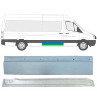 Skjutdörr reparationspanel för Volkswagen Crafter 2005-2017 / Höger / Set 13474