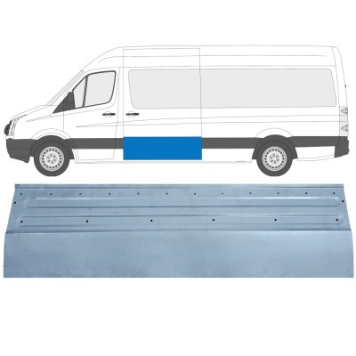 Skjutdörr reparationspanel för Volkswagen Crafter 2005-2017 / Vänster 14316