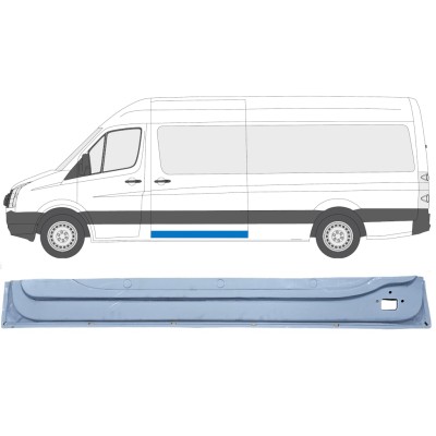 Skjutdörr reparationspanel inre för Volkswagen Crafter 2005-2017 / Vänster 15545