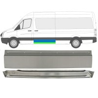 Skjutdörr reparationspanel för Volkswagen Crafter 2005-2017 / Vänster / Set 14198