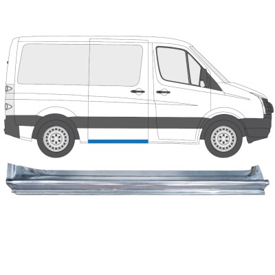 Skjutdörr tröskel reparationspanel för Volkswagen Crafter 2005-2017 / Höger 14374