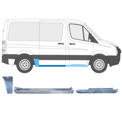 Reparationspanel set för Volkswagen Crafter 2005-2017 / Höger / 15604