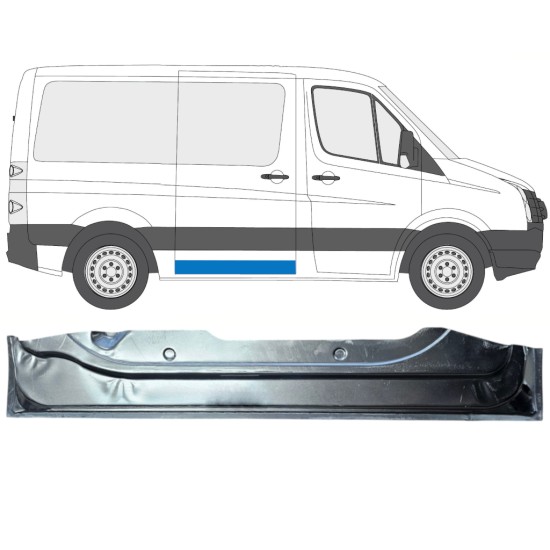 Inre reparationspanel för skjutdörrströskel för Volkswagen Crafter 2005-2017 / Höger 15872