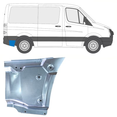 Sidovägg hjulhuskant för Volkswagen Crafter 2005-2017 / Höger 15513