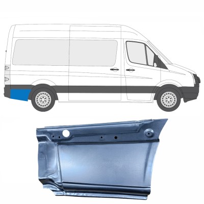 Sidovägg hjulhuskant för Volkswagen Crafter 2005-2017 / Höger 13443