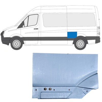 Sidovägg hjulhuskant för Volkswagen Crafter 2005-2017 / Vänster 14200
