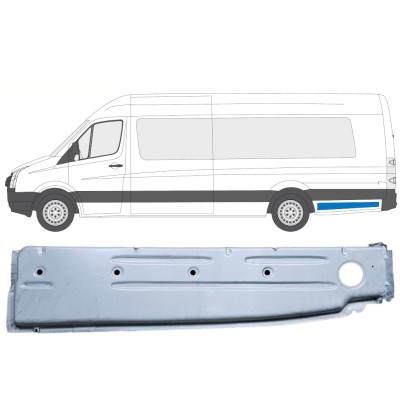 Inre bak skärm reparationspanel för Volkswagen Crafter 2005-2017 / Vänster 14376