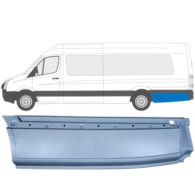 Sidovägg hjulhuskant för Volkswagen Crafter 2005-2017 / Vänster 13431