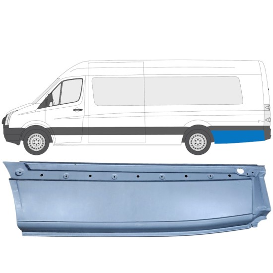 Sidovägg hjulhuskant för Volkswagen Crafter 2005-2017 / Vänster 13431