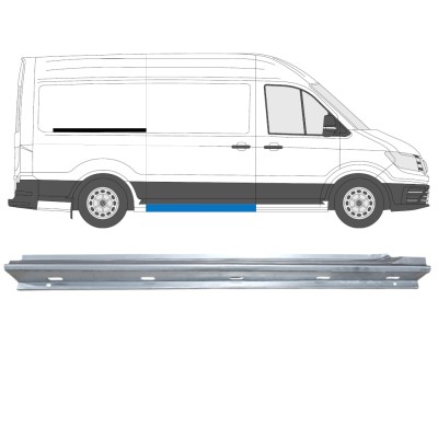 Skjutdörr tröskel reparationspanel för Volkswagen Crafter 2017- / Höger 14626