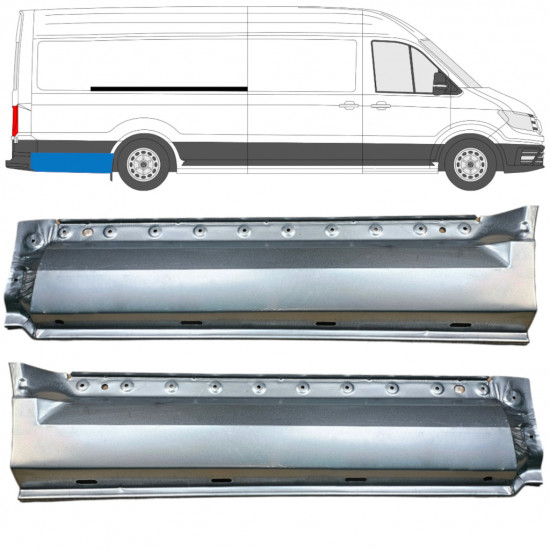 Sidovägg hjulhuskant för Volkswagen Crafter / MAN THE 2017- / XLWB / Set 11597