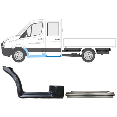 Reparationspanel set för Volkswagen Crafter 2005-2017 / Vänster / 15539