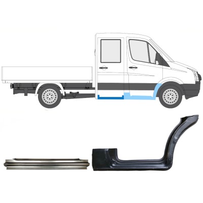 Reparationspanel set för Volkswagen Crafter 2005-2017 / Höger / 15538